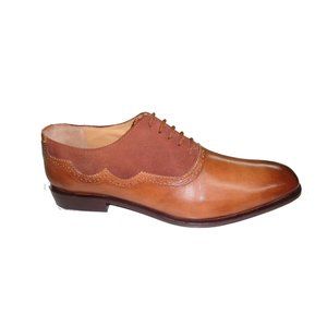 LIBERTYZENO Mens Genuine Leather Oxford Dress Shoes
